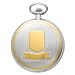 Charles-Hubert, Paris Two-Tone Quartz Pocket Watch image 3