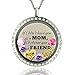 Unique for Grandma Gifts, Perfect Gift for Mom Birthstone Necklace, Floating Charm Locket for Mom Gifts