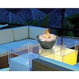 Anywhere Fireplace™ Indoor or Outdoor Tabletop Fireplace with White Rocks - Oasis
