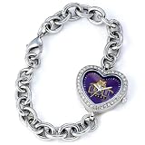 Louisiana State (LSU) Tigers NCAA "Tiger" Womens Heart Watch from Game Time