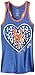 MLB Juniors Girls Big Heart Triblend Tank