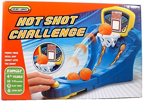 Hot Shot Challenge Basketball Shooting Game Toy 1-4 Players