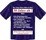Fun T-Shirt  Langsam mit 30 !!!  Groessen S - XXL, XL