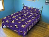 LSU Printed Sheet Set Full -Solid - LSU Fighting Tigers