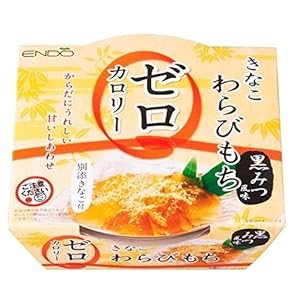 遠藤製餡 ゼロカロリーきなこわらびもち 108g×6個
