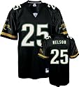 Reggie Nelson Black Reebok NFL Replica Jacksonville Jaguars Jersey