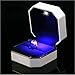 Finex metal glossy with LED Jewelry Gift Box Case for engagement ring, Ring Earring Pendant & Outer box