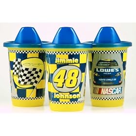Click here to buy NASCAR Jimmie Johnson Re-Usable Spill Proof Cups....