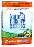 Natural Balance L.I.D. Limited Ingredient Diets Sweet Potato & Fish Formula Dry Dog Food, 26-Pound