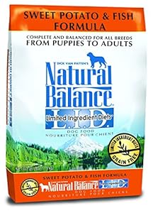 Dick Van Patten's Natural Balance Limited Ingredient Diets Sweet Potato and Fish Formula Dry Dog Food, 26-Pound Bag Dick Van Patten's Natural Balance Limited Ingredient Diets Sweet Potato and Fish Formula Dry Dog Food, 26-Pound Bag
