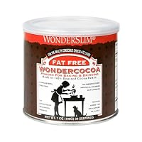 Wonderslim Cocoa Powder, Ff, Caffeine Free, 6-Ounce (Pack of 12)