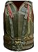 Distressed Black Vintage 3/4 Length Car Coat Style Leather Jacket (L)