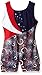 Jacques Moret Big Girls' Fun Gymnastics Biketard , USA Print, M