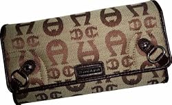 Etienne Aigner Checkbook Wallet Keila Personal Assets Camel