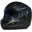 GMAX GM48 Derk Men's Street Racing Motorcycle Helmet - Flat Black/Silver
