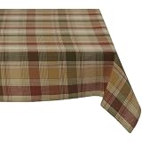 Thanksgiving plaid tablecloth