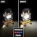 Vaincre 1600Lumens 10W 24LED Outdoor Floodlight Camping Lights Portable LED Work Lights, Built-in Rechargeable Lithium Batteries with USB Port to charge Mobile Devices and Special SOS Modes