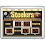 NFL Pittsburgh Steelers 14x19 Inch ScoreBoard-Clock-Thermometer