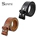 Senmi Men's Classic Full Grain Belt Genuine Leather Belt Strap without Belt Buckle