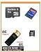 SanDisk 8GB MicroSDHC Memory Card with Adapter (Bulk Package) + SanDisk MicroSDHC to MiniSDHC Adapter + USB2.0 High Speed Card Reader