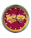 Washington Redskins Chrome Clock