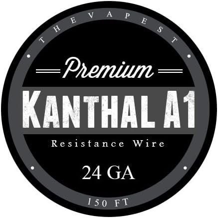 150ft Kanthal 24 Gauge A1 Resistance Wire Roll .51mm, 2.04 Ohms/ft