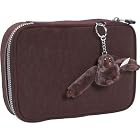 Kipling 100 Pens Pencil Case (Discontinued Colors) (Cassis)
