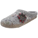 Daniel Green Women's Kenzie Detailed Wool Clog,Gray,6 M