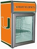 51y5dNxKlyL. SL160  Miami, Fl Hurricanes Glass Door Refrigerator