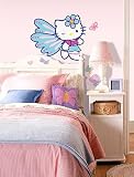 Hello Kitty Butterfly Girl Peel & Stick Minute Wall Mural