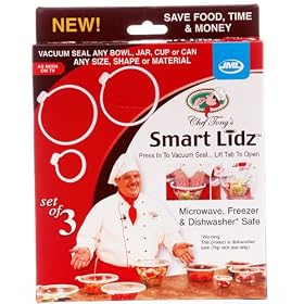 JML Chef Tonys Vacuum Seal Smart Lidz Lids Brand New