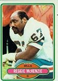 1980 Topps #218 Reggie McKenzie - Buffalo Bills (Football Cards)