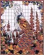 Peacock Stained Glass Window