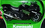 1:12 Scale Newray 2009 Black Kawasaki Ninja Zx-14 Diecast Motorcycle Model