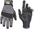 Custom Leathercraft 125S Handyman Flex Grip Work Gloves, Small