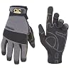 Custom Leathercraft 125L Handyman Flex Grip Work Gloves, Large