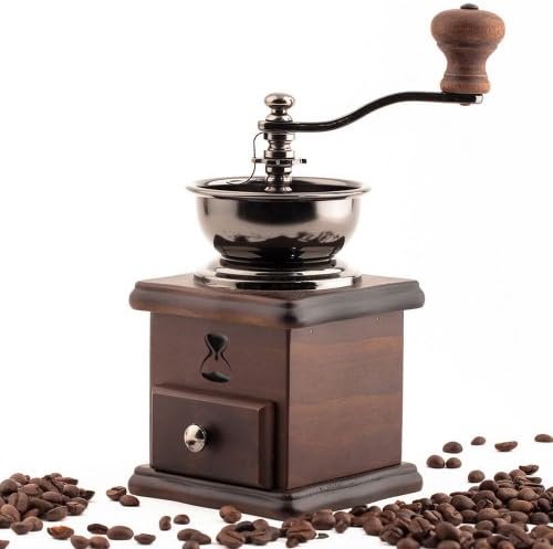 Hand-cranked grinder, coffee grinder