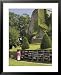 Bookstall in Grounds of Hay on Wye Castle, Powys, Mid-Wales, Wales, United Kingdom Framed Art Poster Print by David Hughes, 25x31