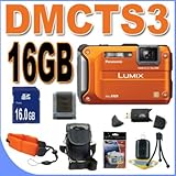 Panasonic Lumix DMC-TS3 DMC-TS3D 12.1 MP Rugged/Waterproof Digital Camera ( ....