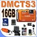 Panasonic Lumix DMC-TS3 DMC-TS3D 12.1 MP Rugged/Waterproof Digital Camera (Orange) BigVALUEInc Accessory Saver 16GB HD Bundle