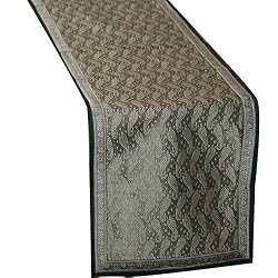 Table Runner in Brocades Silk from India (btr014)