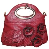 Rosette Clutch Handbag