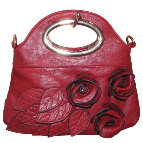 Rosette Clutch Handbag