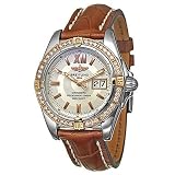 Breitling C4935053-G625-722P Cockpit Silver Tone Dial Leather Crocodile Mens Automatic Chronometer... by Breitling