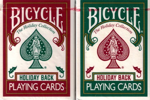Bicycle Holiday Back Playing Cards