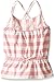 Nautica Girls' Yarn Dye Stripe Faux Linen Top with Art At Yoke