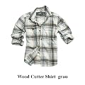 S&T75 Raw Vintage Wood Cutter Shirt - braun-