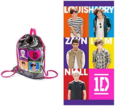 One Direction Summer Fun Drawstring Bag, 1d Sunglasses, & Beach Towel