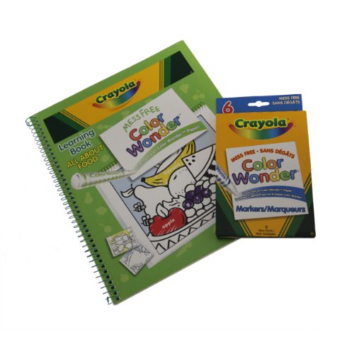 Crayola Color Wonder Mess Free Learning Book-All About Food