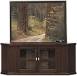 62" Espresso Corner TV Stand